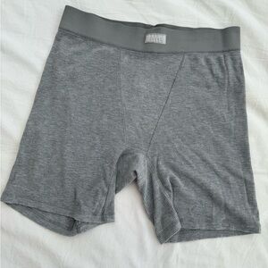SKIMS Boxer | Heather Grey | Size Small